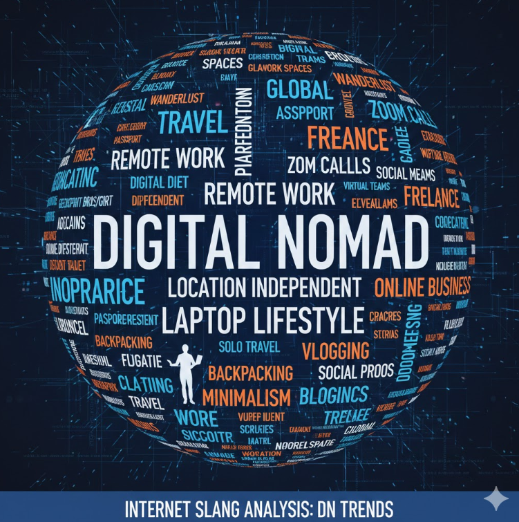 di동 관련 키워드 클라우드 이미지로 인터넷 신조어 분석 강조