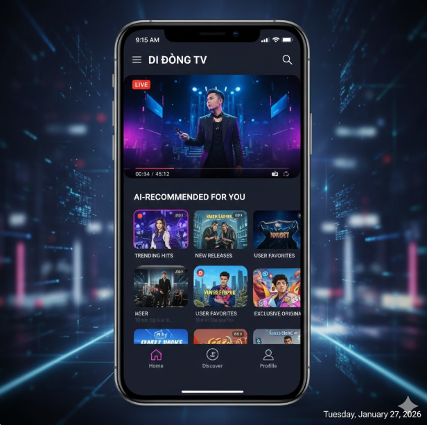 특히 모바일 앱은 'AI-Recommended For You' 섹션을 통해 사용자 시청 기록을 분석, 고도화된 맞춤형 콘텐츠를 제안하는 기술력을 보여줍니다.