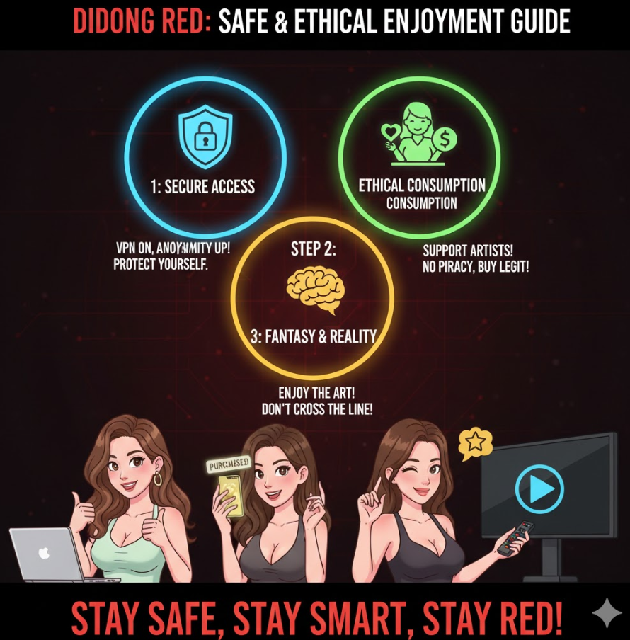 안전하고 윤리적 즐기기 가이드 인포그래픽