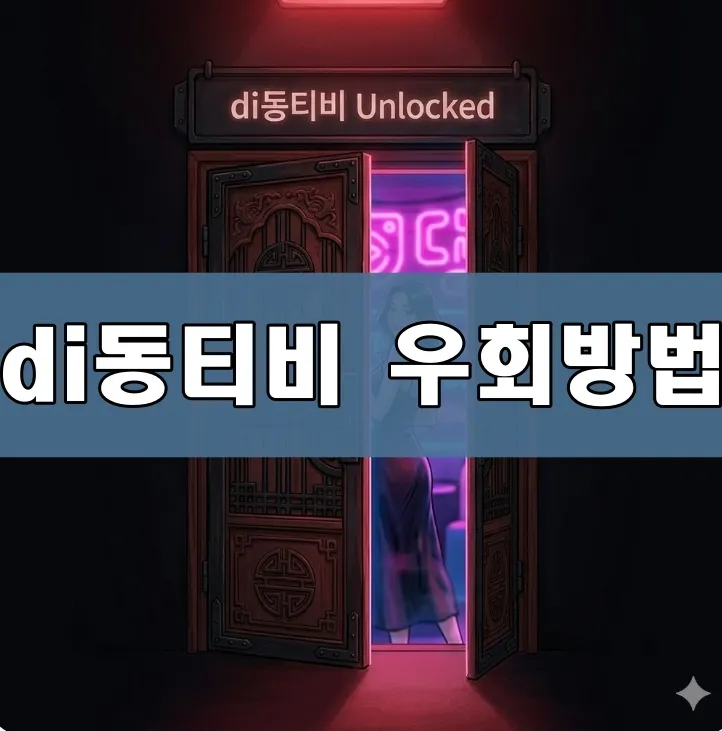 di동티비 우회방법 표지 di동티비 우회방법 표지