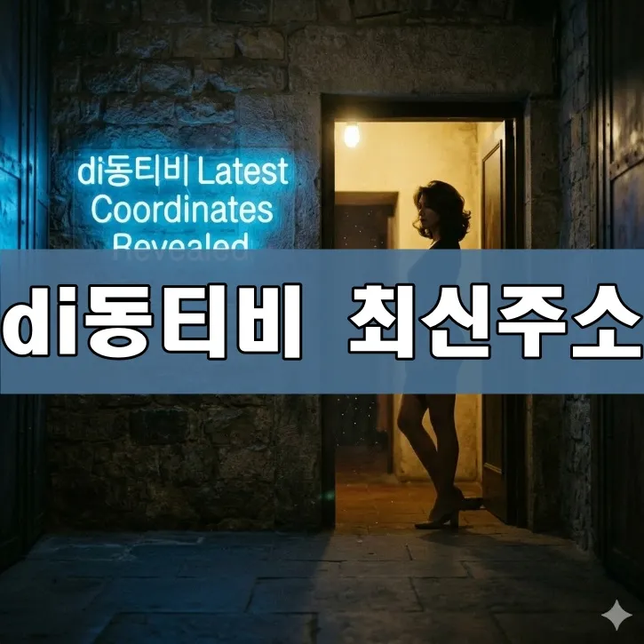 di동티비 최신주소 표지
